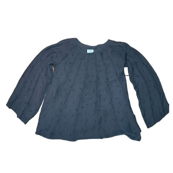 Rag and Bone Blouse 100% silk, size 4, gray - Picture 4 of 5